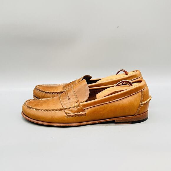 Sebago Shoes Men 9 Brown Leather Genuine Handsewn Penny Loafers Casual Comfort main image 9